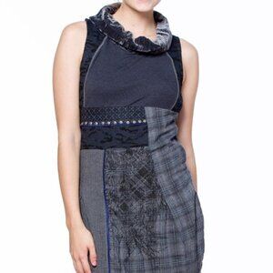 Anvrdie Angels Never Die Grey Turtleneck Dress Size 2